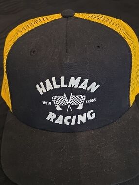 Black and Yellow Mesh Trucker Hat